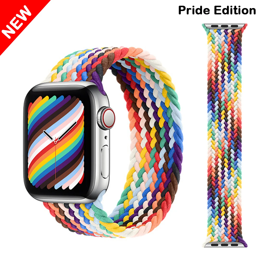Braided Solo Loop For Apple Watch band 45mm 41mm 44mm 40mm 42mm 38mm 1:1 offical Nylon Bracelet iWatch series 3 4 5 SE 6 7 Strap
Braided Solo Loop For Apple Watch band 45mm 41mm 44mm 40mm 42mm 38mm 1:1 offical Nylon Bracelet iWatch series 3 4 5 SE 6 7 Strap