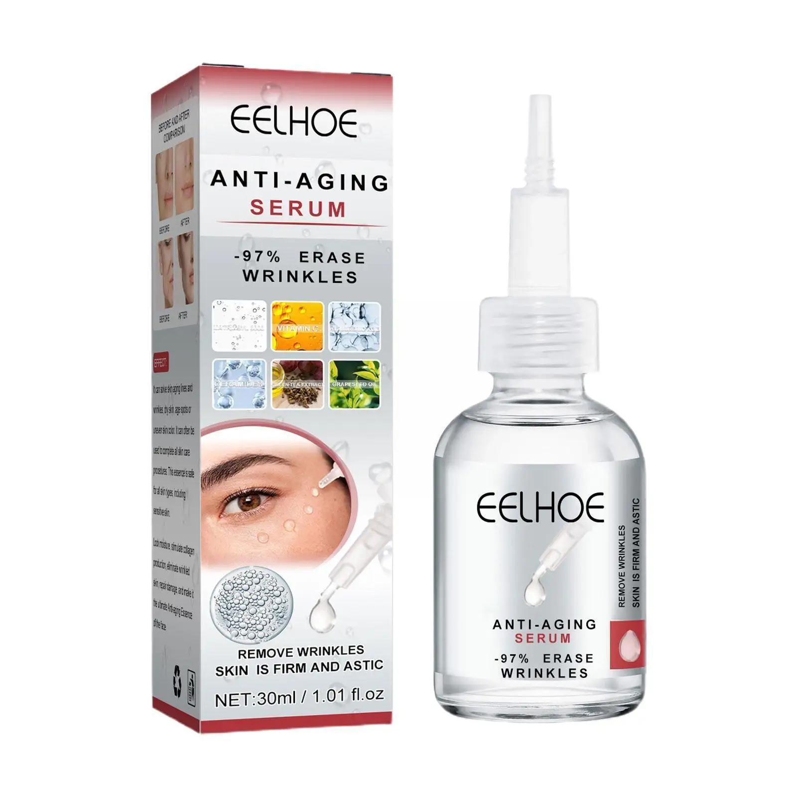 30ml Collagen Facial Serum Hydrating Care Firming Hydrating Skin Shrink Anti-Wrinkle Care Pore M5M3
30ml Collagen Facial Serum Hydrating Care Firming Hydrating Skin Shrink Anti-Wrinkle Care Pore M5M3