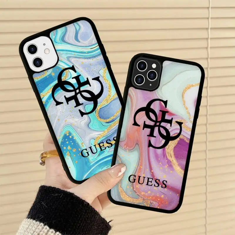 Luxury GUESS Glitter Gradient Marble Texture Phone Case Silicone PC+TPU Case for iPhone 11 12 13 Pro Max 8 7 6 Plus X SE XR
Luxury GUESS Glitter Gradient Marble Texture Phone Case Silicone PC+TPU Case for iPhone 11 12 13 Pro Max 8 7 6 Plus X SE XR