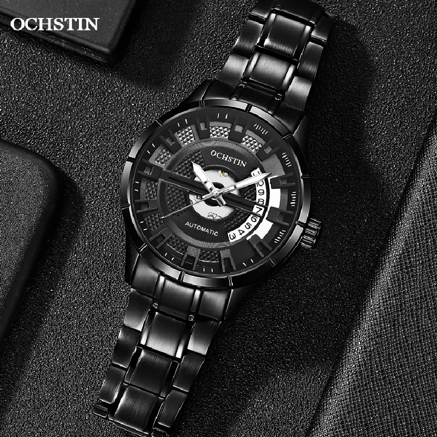 OCHSTIN Luxury Mens Mechanical Wristwatch Stainless Steel Watch Top Brand Business Sports Waterproof Men Watches reloj hombre
OCHSTIN Luxury Mens Mechanical Wristwatch Stainless Steel Watch Top Brand Business Sports Waterproof Men Watches reloj hombre