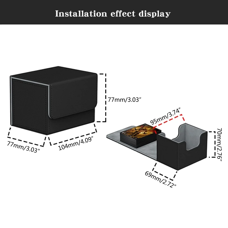 20CB Game Card Box Card Case Cards Collection Box/Business Card Organizer Box Advanced Magnetic Vertical Insert Storage Box
20CB Game Card Box Card Case Cards Collection Box/Business Card Organizer Box Advanced Magnetic Vertical Insert Storage Box