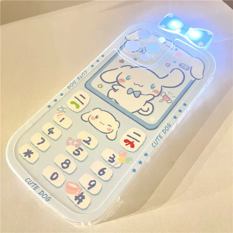 Cinnamoroll Glow Bow Mobile Phone Case for Iphone13Promax 12/11 Xs Xr Silicone Soft Case Sanrio Kawaii Anime Plush for Girl
Cinnamoroll Glow Bow Mobile Phone Case for Iphone13Promax 12/11 Xs Xr Silicone Soft Case Sanrio Kawaii Anime Plush for Girl