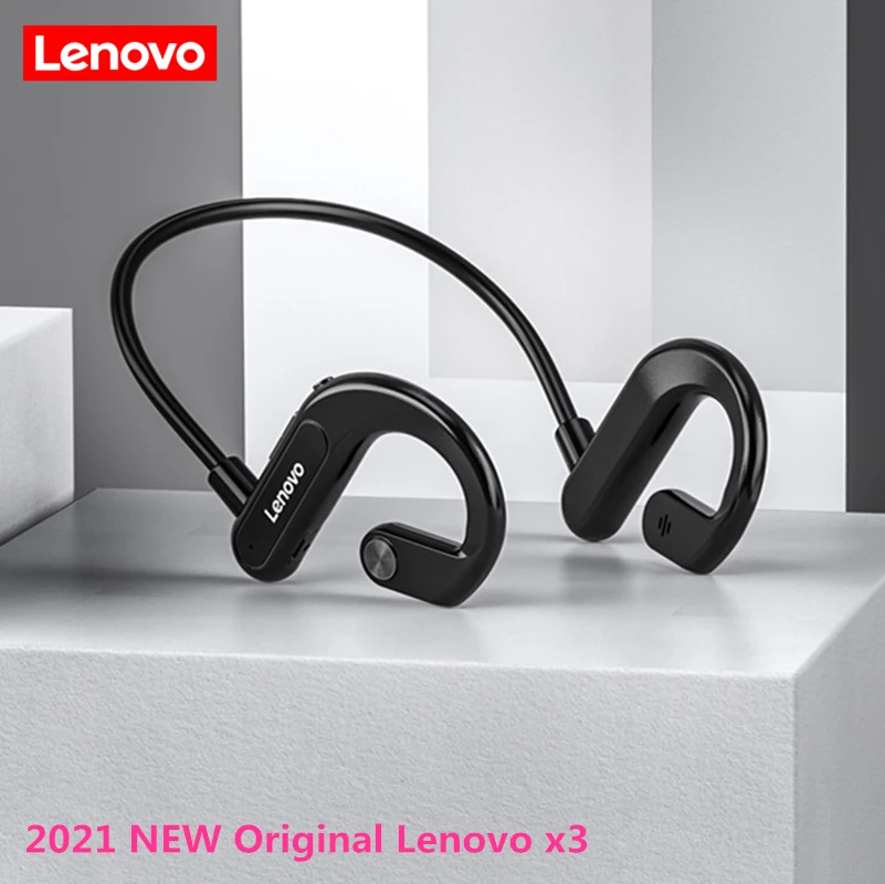 Bluetooth-наушники Lenovo X3 с костной проводимостью водонепроницаемые микрофоном |