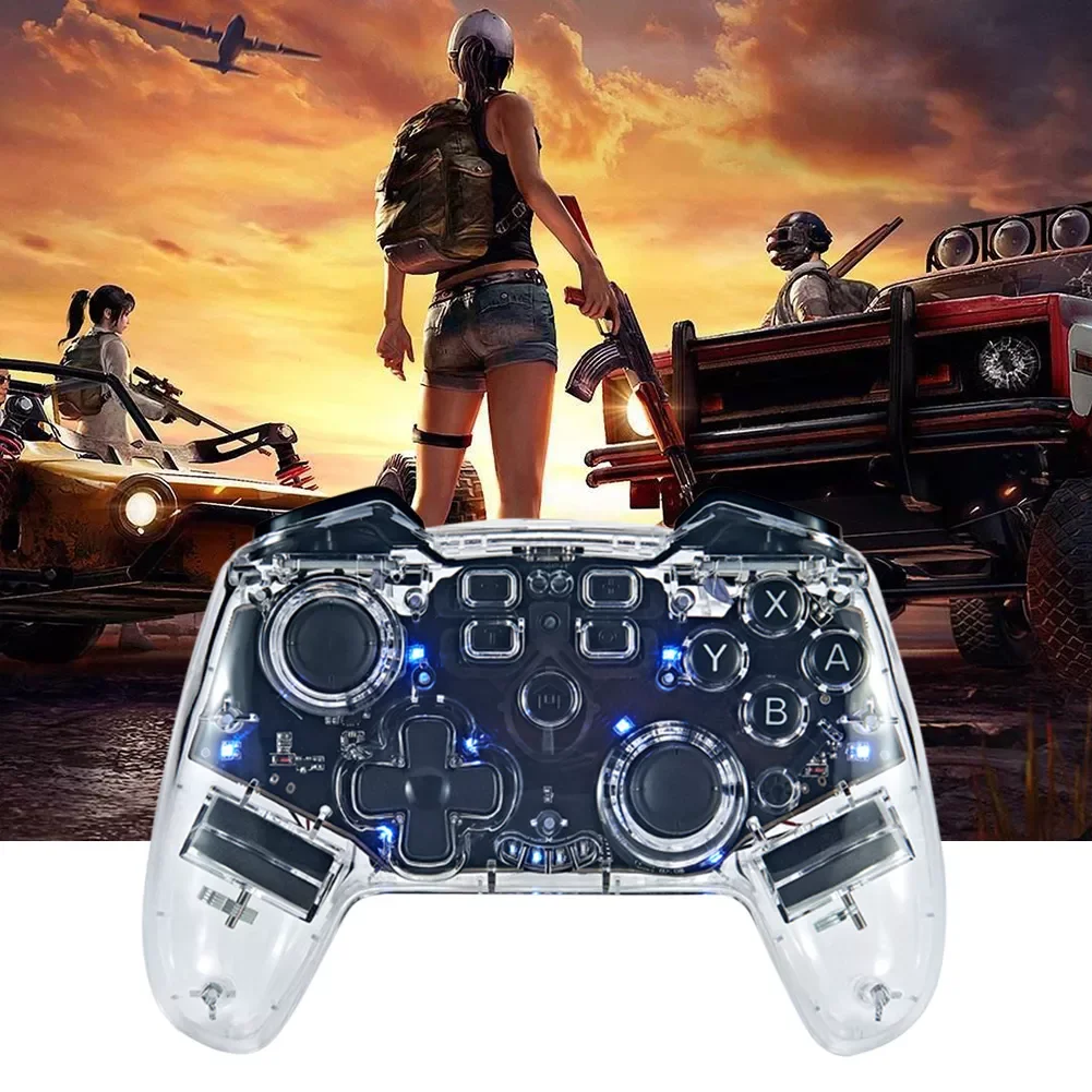 Wireless Game Controller with TURBO Bluetooth- Controller Transparent 800mAh for / OLED Console
Wireless Game Controller with TURBO Bluetooth- Controller Transparent 800mAh for / OLED Console