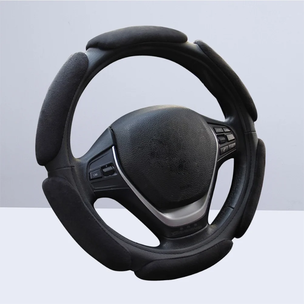 Anti-slip Elastic Black 38MM Soft Car Steering Wheel Cover Suede Fabric Wheel Sleeve Protector for Car
Anti-slip Elastic Black 38MM Soft Car Steering Wheel Cover Suede Fabric Wheel Sleeve Protector for Car