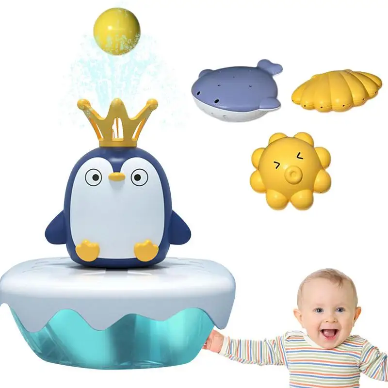 Creative Penguin Baby Bath Toys Adorable Penguin Swimming Pool Toys Electric Bath Toy Water Bathing Summer Bathroom Toy For Kids
Creative Penguin Baby Bath Toys Adorable Penguin Swimming Pool Toys Electric Bath Toy Water Bathing Summer Bathroom Toy For Kids