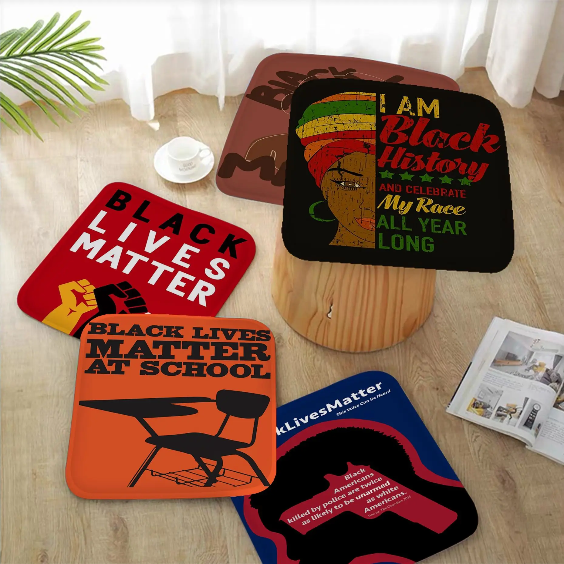 Black Lives Matter Simplicity Multi-Color Plush Cushion Home Back Cushion Soft Comfortable 50x50cm Cushions Home Decor
Black Lives Matter Simplicity Multi-Color Plush Cushion Home Back Cushion Soft Comfortable 50x50cm Cushions Home Decor
