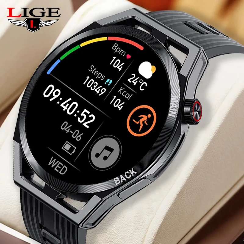 LIGE Sport Smart Watch Men Bluetooth Call Support NFC Men Watches Heart Rate Monitor Custom Watch Face Waterproof Men Smartwatch
LIGE Sport Smart Watch Men Bluetooth Call Support NFC Men Watches Heart Rate Monitor Custom Watch Face Waterproof Men Smartwatch