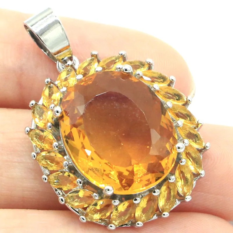 Фантастический Овальный драгоценный камень 35x24 мм, Золотой Цитрин, насыщенный Синий аквамарин, женский подарок, подвеска из серебра 925 пробы
Фантастический Овальный драгоценный камень 35x24 мм, Золотой Цитрин, насыщенный Синий аквамарин, женский подарок, подвеска из серебра 925 пробы