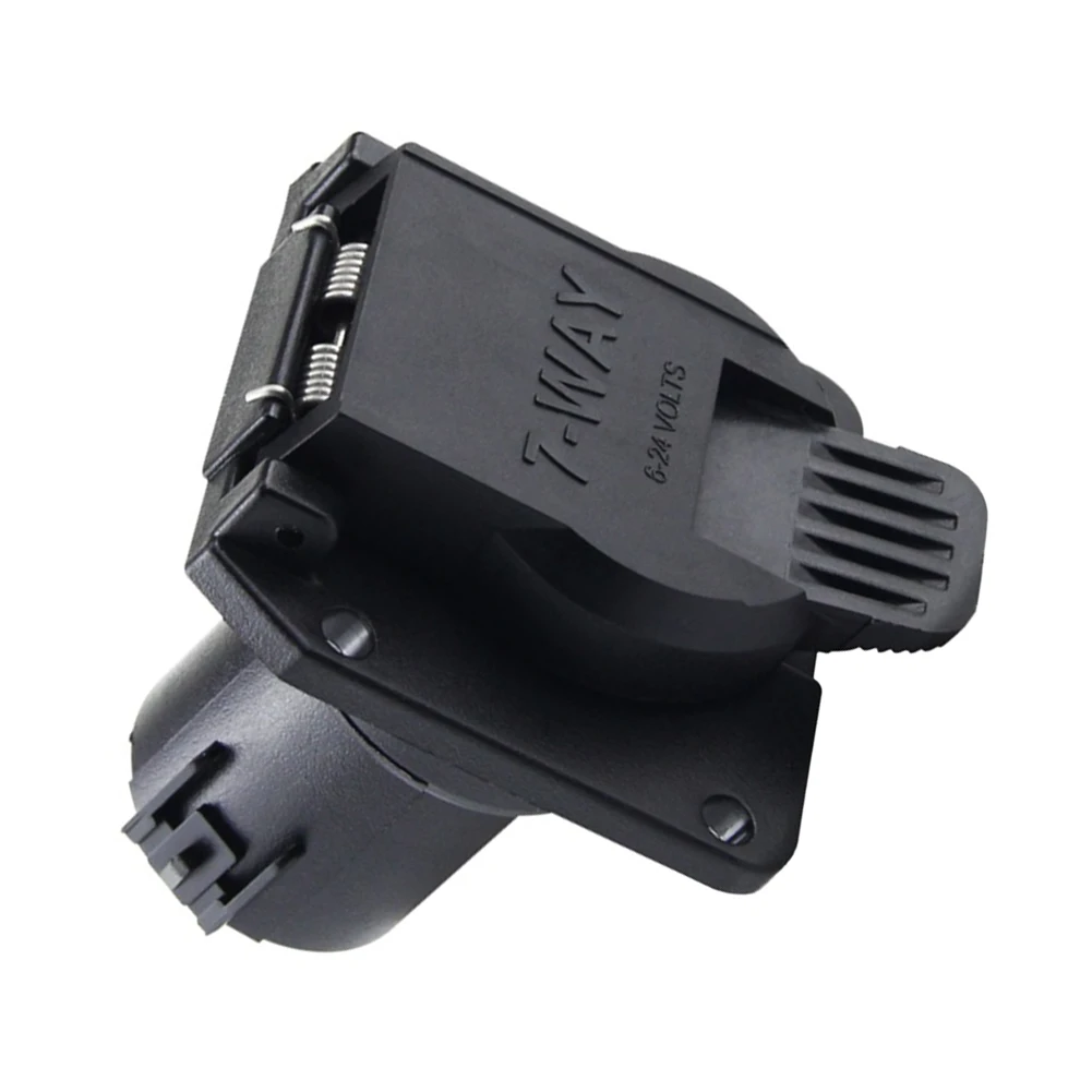 7 Pin Trailer Socket Adapter 6-24V 7-way RV Motorhome Power Plug Socket Connector Accessory For Trailer Tractor
7 Pin Trailer Socket Adapter 6-24V 7-way RV Motorhome Power Plug Socket Connector Accessory For Trailer Tractor