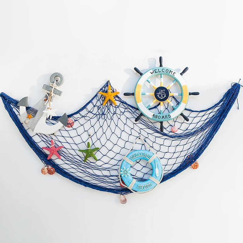 Big Fishing Net Decoration Home Decoration Wall Hangings Fun The Mediterranean Sea style Wall Hanging Ornaments Home Decoration
Big Fishing Net Decoration Home Decoration Wall Hangings Fun The Mediterranean Sea style Wall Hanging Ornaments Home Decoration