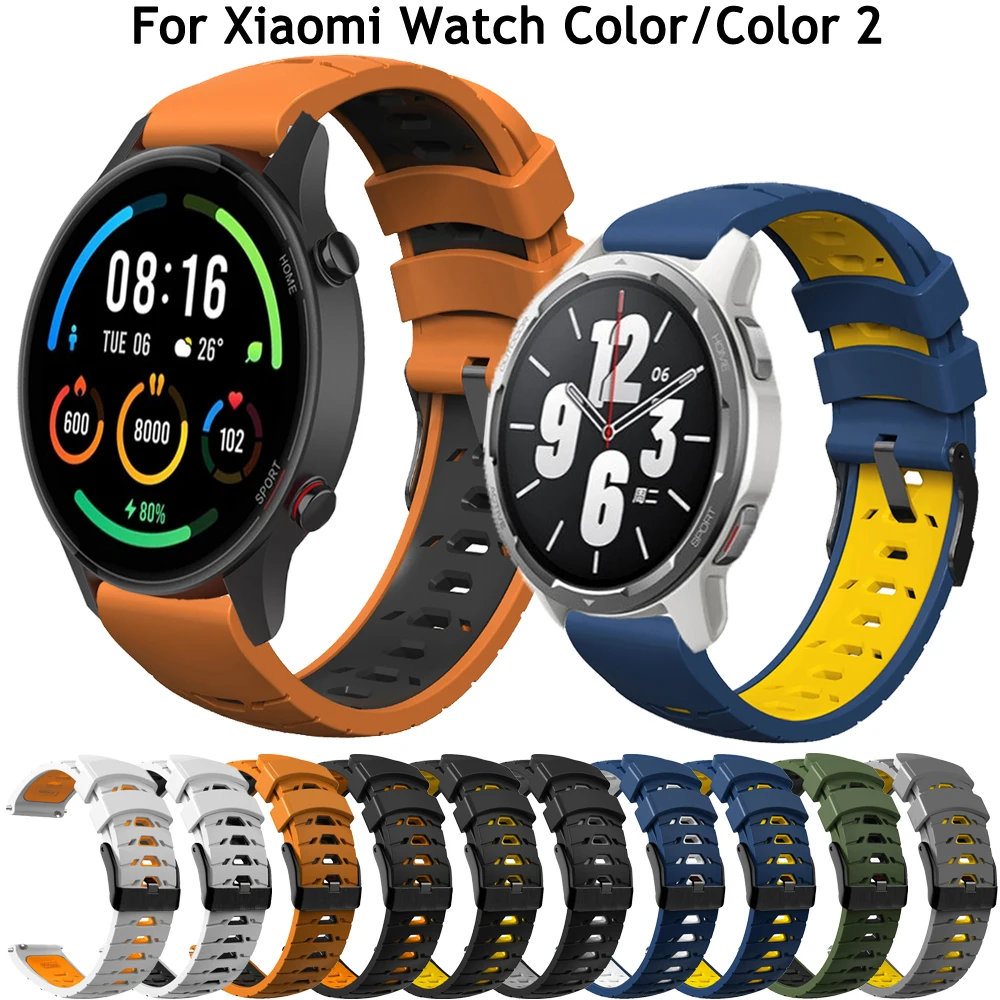 22mm Silicone Watchband Strap For Xiaomi Huami Watch Color 2 Smartwatch Band For Huami Amazfit GTR 47mm/3 pro 2/2E Stratos 3/2/2
22mm Silicone Watchband Strap For Xiaomi Huami Watch Color 2 Smartwatch Band For Huami Amazfit GTR 47mm/3 pro 2/2E Stratos 3/2/2