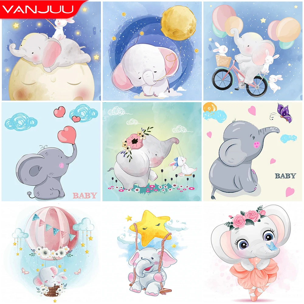 Little Elephant 5D Diamond Drawing Cartoon Children Full Diamond Mosaic DIY Rhinestone Embroidery Home Decoration Gift
Little Elephant 5D Diamond Drawing Cartoon Children Full Diamond Mosaic DIY Rhinestone Embroidery Home Decoration Gift