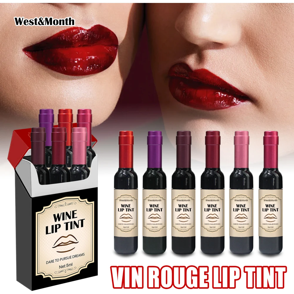 ELECOOL 6psc Red Wine Bottle Lipstick Set Moisturize Lip Gloss Long Lasting Lip Glaze Waterproof Lip Tint Cosmetic Kit Makeup
ELECOOL 6psc Red Wine Bottle Lipstick Set Moisturize Lip Gloss Long Lasting Lip Glaze Waterproof Lip Tint Cosmetic Kit Makeup