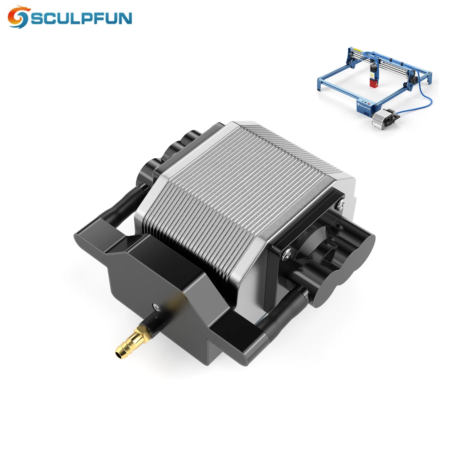 SCULPFUN 30L/Min Laser Air Assist Pump Air Compressor for S10 Laser Engraving Machine Adjustable Speed For S9 Laser Engraver
SCULPFUN 30L/Min Laser Air Assist Pump Air Compressor for S10 Laser Engraving Machine Adjustable Speed For S9 Laser Engraver