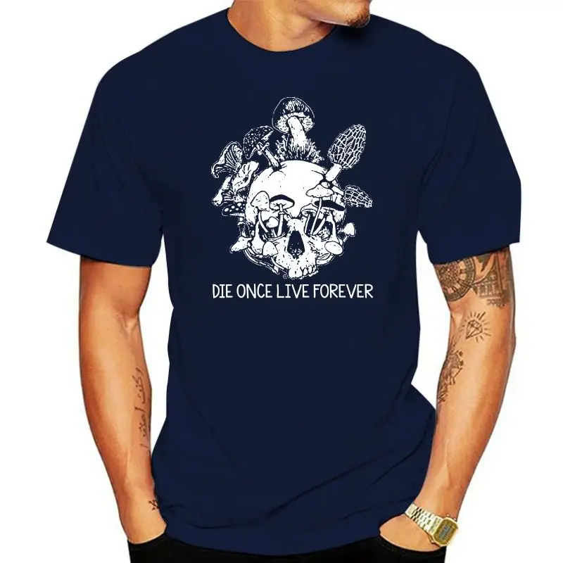 Camiseta de Die Once Live Forever para hombre, camisa con estampado de calavera y Seta, ideal para regalo
Camiseta de Die Once Live Forever para hombre, camisa con estampado de calavera y Seta, ideal para regalo