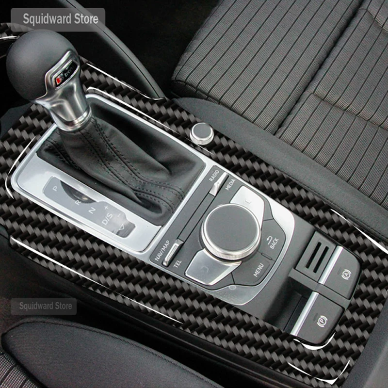 Carbon Fiber Interior Console Gearbox Car Panel Film Decoration Central Control CD Panel For Audi A3 8V S3 2014-2019 Accessories
Carbon Fiber Interior Console Gearbox Car Panel Film Decoration Central Control CD Panel For Audi A3 8V S3 2014-2019 Accessories