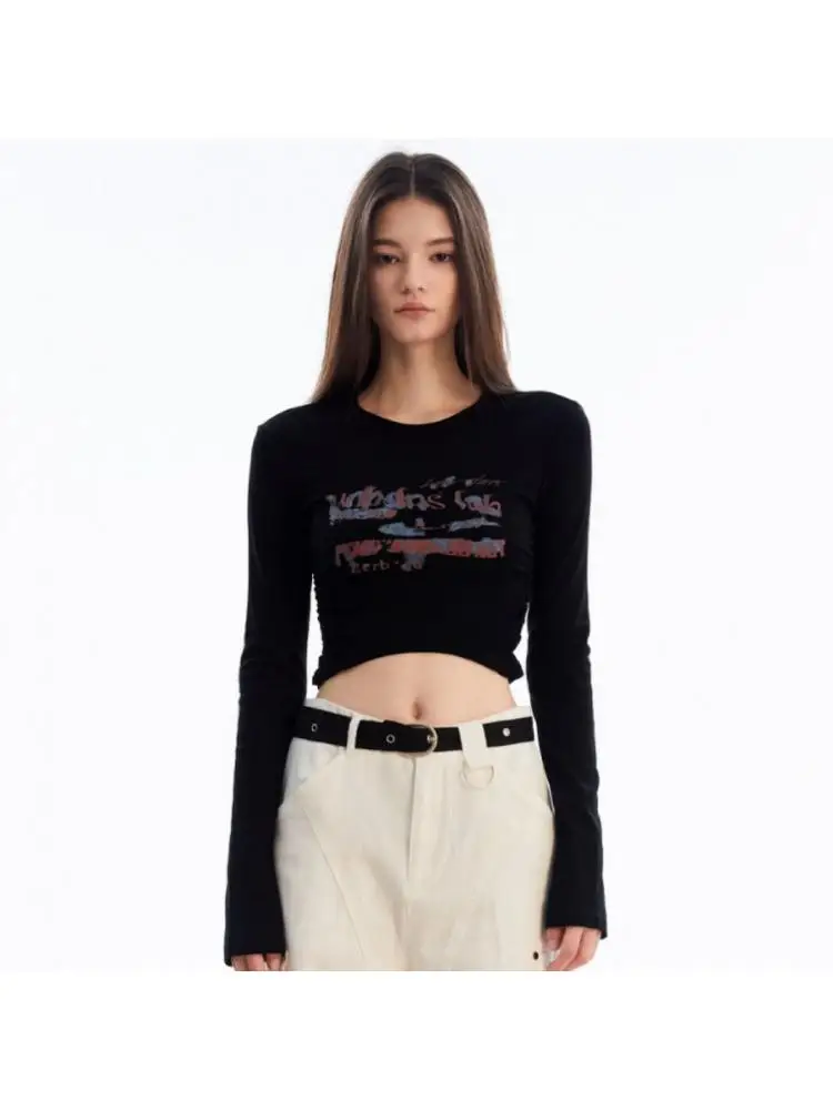 Американская винтажная многослойная футболка с надписью y2k и коротким длинным рукавом, женские облегающие Топы
Американская винтажная многослойная футболка с надписью y2k и коротким длинным рукавом, женские облегающие Топы