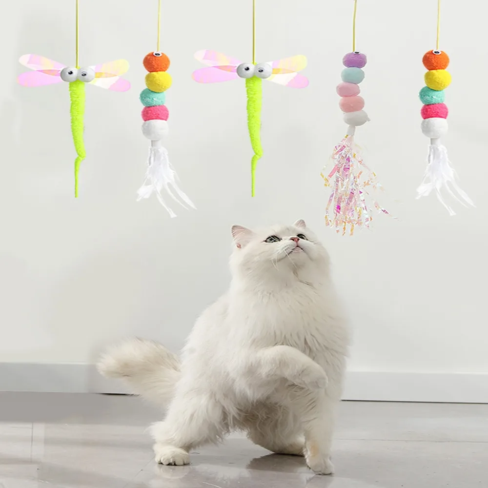 Door Hanging Cat Toy Adjustable Funny Mouse Toys Cat Stick with Bell Toy for Kitten Teaser Wand Toy Cat Supplies Entertainment
Door Hanging Cat Toy Adjustable Funny Mouse Toys Cat Stick with Bell Toy for Kitten Teaser Wand Toy Cat Supplies Entertainment