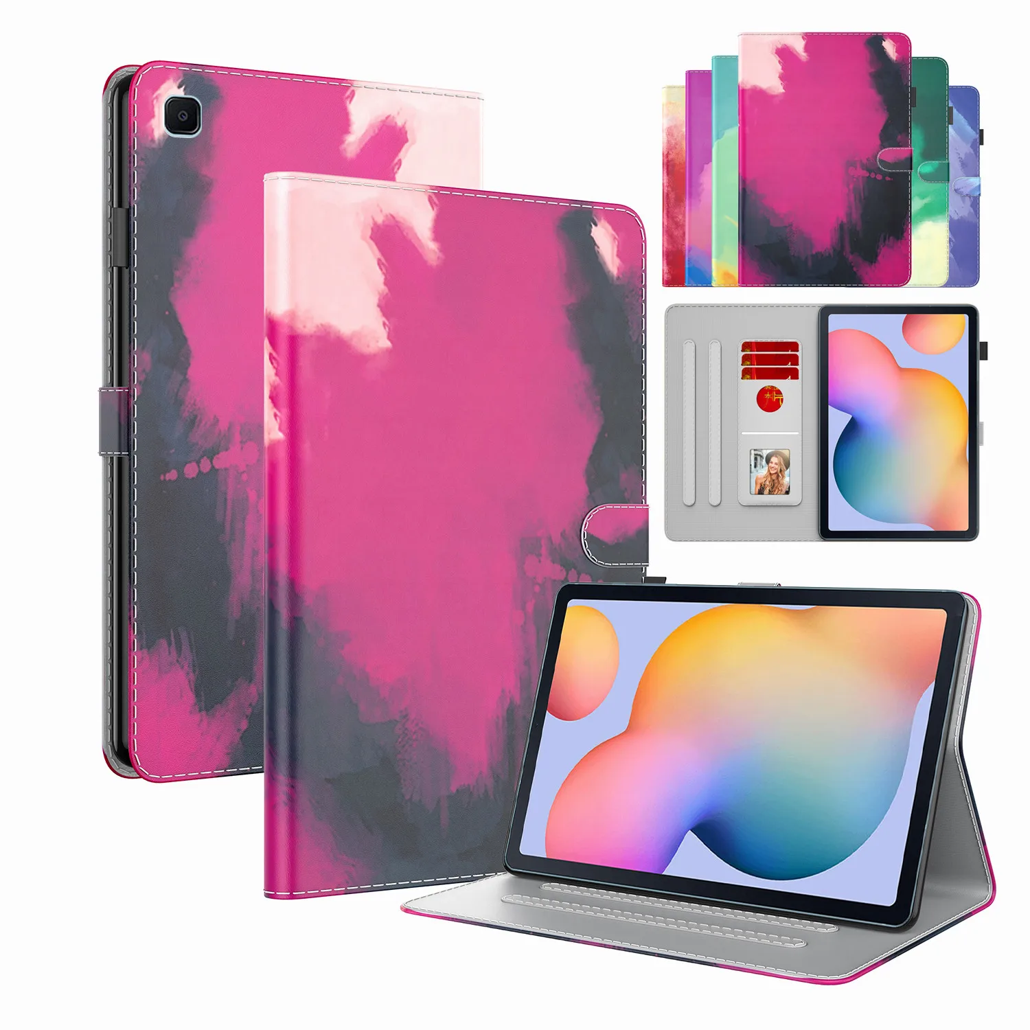 Case For Samsung Galaxy Tab S6 Lite 2022 P613 S7 S8 11" A7 10.4 A8 10.5 T220 T225 A 8" 10.1 Watercolor Pattern Tablet Flip Cover
Case For Samsung Galaxy Tab S6 Lite 2022 P613 S7 S8 11" A7 10.4 A8 10.5 T220 T225 A 8" 10.1 Watercolor Pattern Tablet Flip Cover