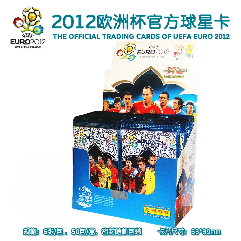 PANINI Official Star Card for The 2012 European Championship 
PANINI Official Star Card for The 2012 European Championship