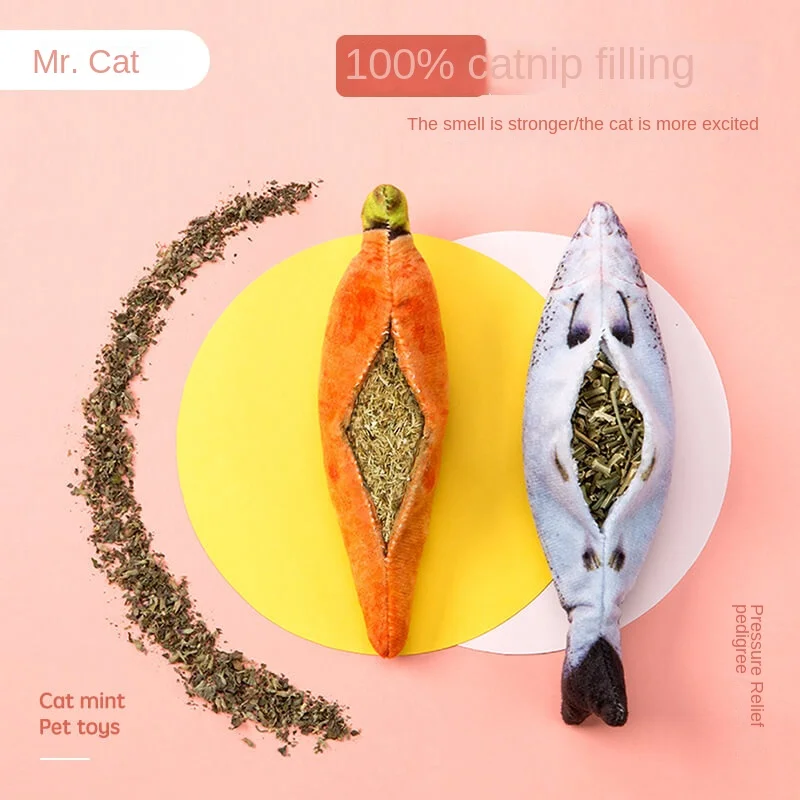Rich natural catnip toy bite resistant imitation fish cat since hi teeth grinding toy teasing cat easy to care pet supplies
Rich natural catnip toy bite resistant imitation fish cat since hi teeth grinding toy teasing cat easy to care pet supplies