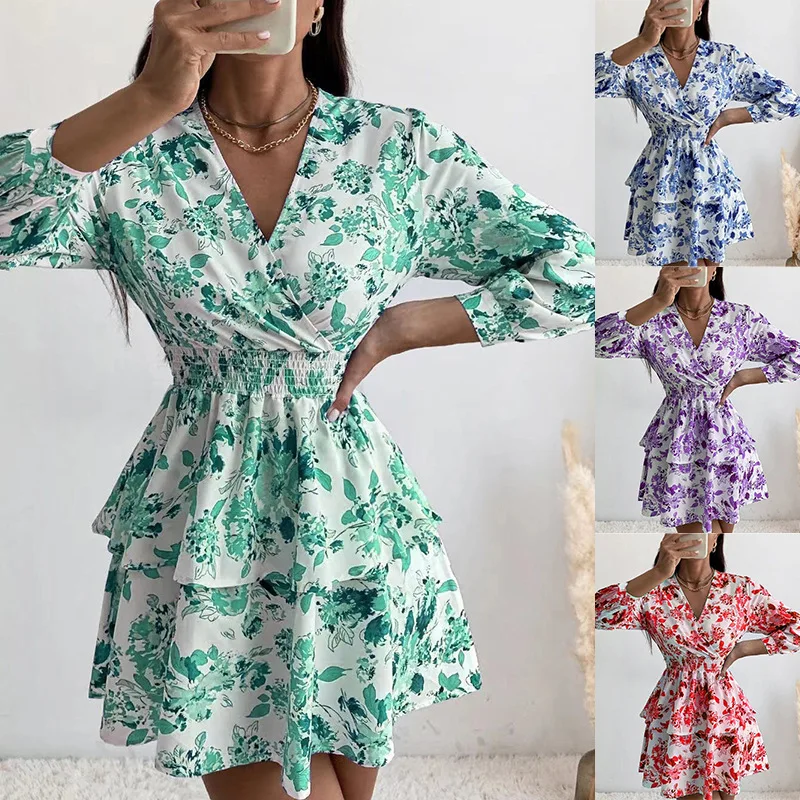 Autumn 2023 Autumn Winter New Women's Fashion Elegant Slim Crease Print Dress
Autumn 2023 Autumn Winter New Women's Fashion Elegant Slim Crease Print Dress