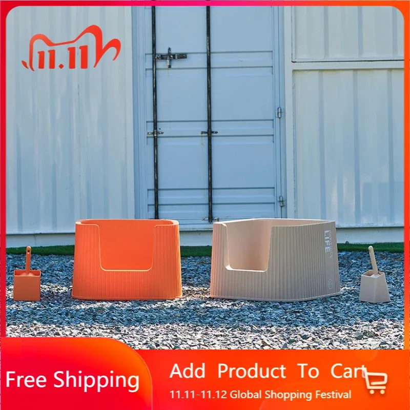 Box Big Cat Bedpans Sandbox Toilet Leak Proof Openness Cat Bedpans Convenient Training Banheiro Gato Litter Box Furniture QF50CB
Box Big Cat Bedpans Sandbox Toilet Leak Proof Openness Cat Bedpans Convenient Training Banheiro Gato Litter Box Furniture QF50CB