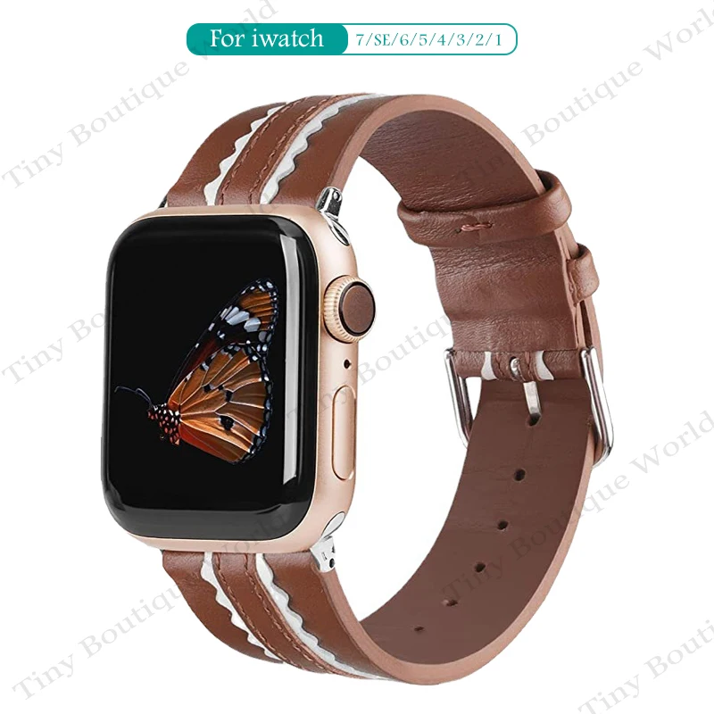 Кожаный ремешок для Apple Watch 38 мм 40 мм 42 мм 44 мм, наручный браслет для iwatch Series 7/SE/6/5/4/3/2/1, 41 мм 45 мм
Кожаный ремешок для Apple Watch 38 мм 40 мм 42 мм 44 мм, наручный браслет для iwatch Series 7/SE/6/5/4/3/2/1, 41 мм 45 мм