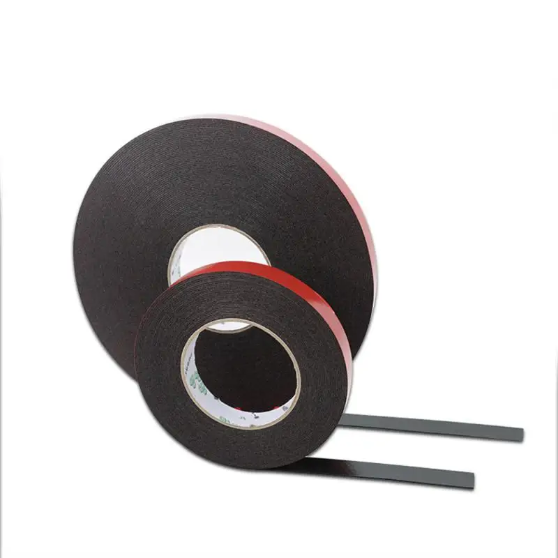 

10mm-30mm Width Super Strong Adhesive Foam Tape Traceless Shockproof Moisture-proof 1mm Thickness Double Side PE Foam Tape