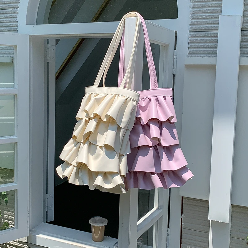2023 New Fashion Lace Women‘s Bag Korean Designer Falbala Small Handbags PU Leather Ruffled Ladies Shoulder Bag Whole Sale
2023 New Fashion Lace Women‘s Bag Korean Designer Falbala Small Handbags PU Leather Ruffled Ladies Shoulder Bag Whole Sale