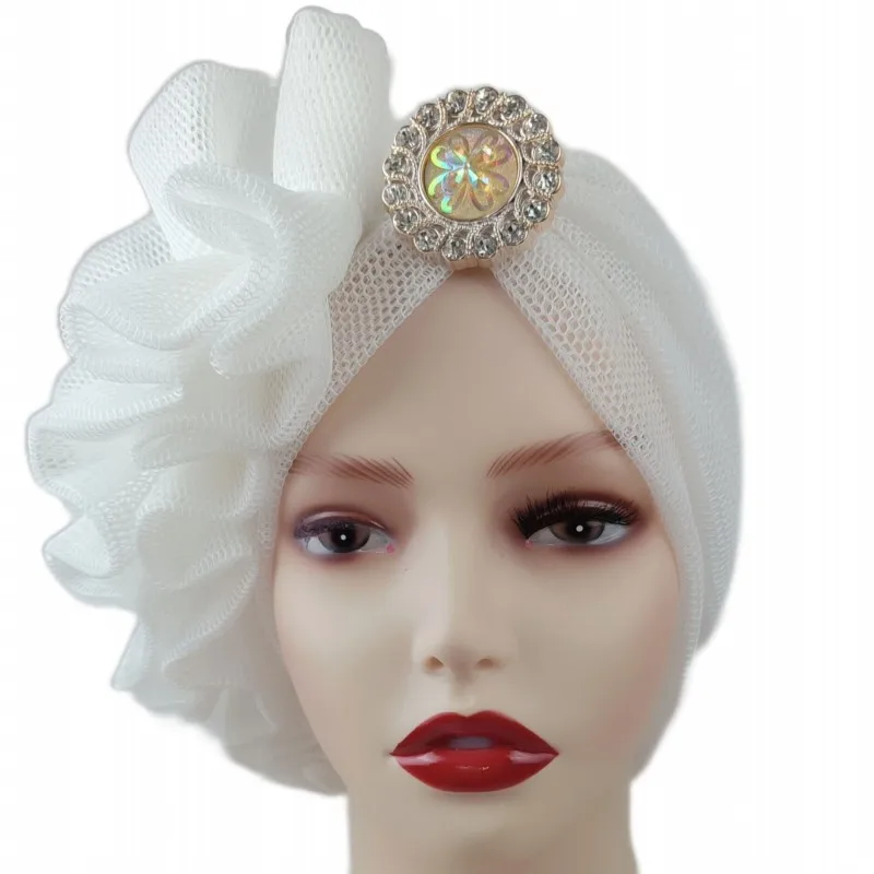 New Mesh Three-dimensional Flower Hat Alloy Accessories Gele Tutorial African Wedding Fashion Headtie Auto Gele Ready To Wear
New Mesh Three-dimensional Flower Hat Alloy Accessories Gele Tutorial African Wedding Fashion Headtie Auto Gele Ready To Wear