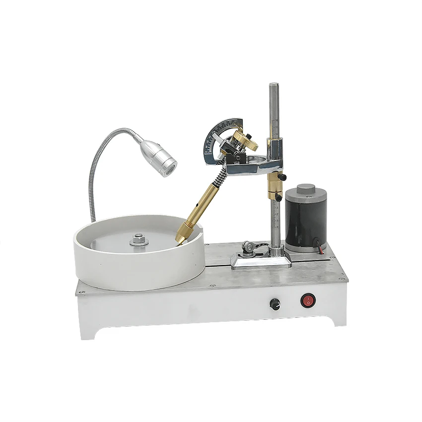 Mesin Pengait Baja Tahan Karat Presisi 0-1800Rpm Mesin Pemoles Batu Permata Bersegi 120W Peralatan Pengolahan Batu Giok 110-240V
Mesin Pengait Baja Tahan Karat Presisi 0-1800Rpm Mesin Pemoles Batu Permata Bersegi 120W Peralatan Pengolahan Batu Giok 110-240V