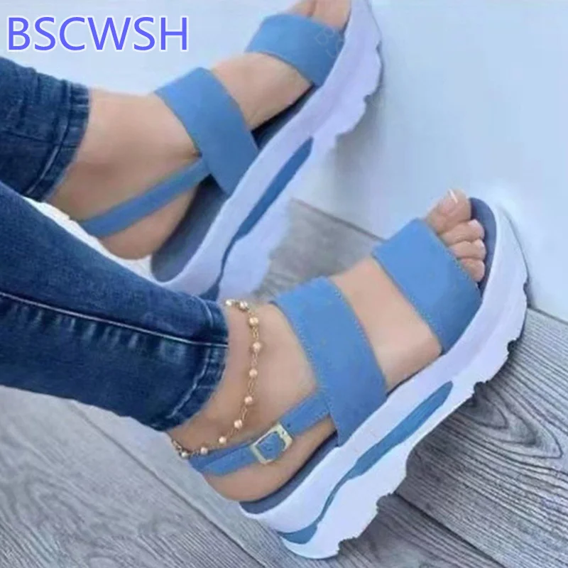 Women Sandals Shoes Summer New Platform Buckle Strap Ladies Shoes Open Toe Female Leisure Style Sandaleas De Mujer Size 43
Women Sandals Shoes Summer New Platform Buckle Strap Ladies Shoes Open Toe Female Leisure Style Sandaleas De Mujer Size 43