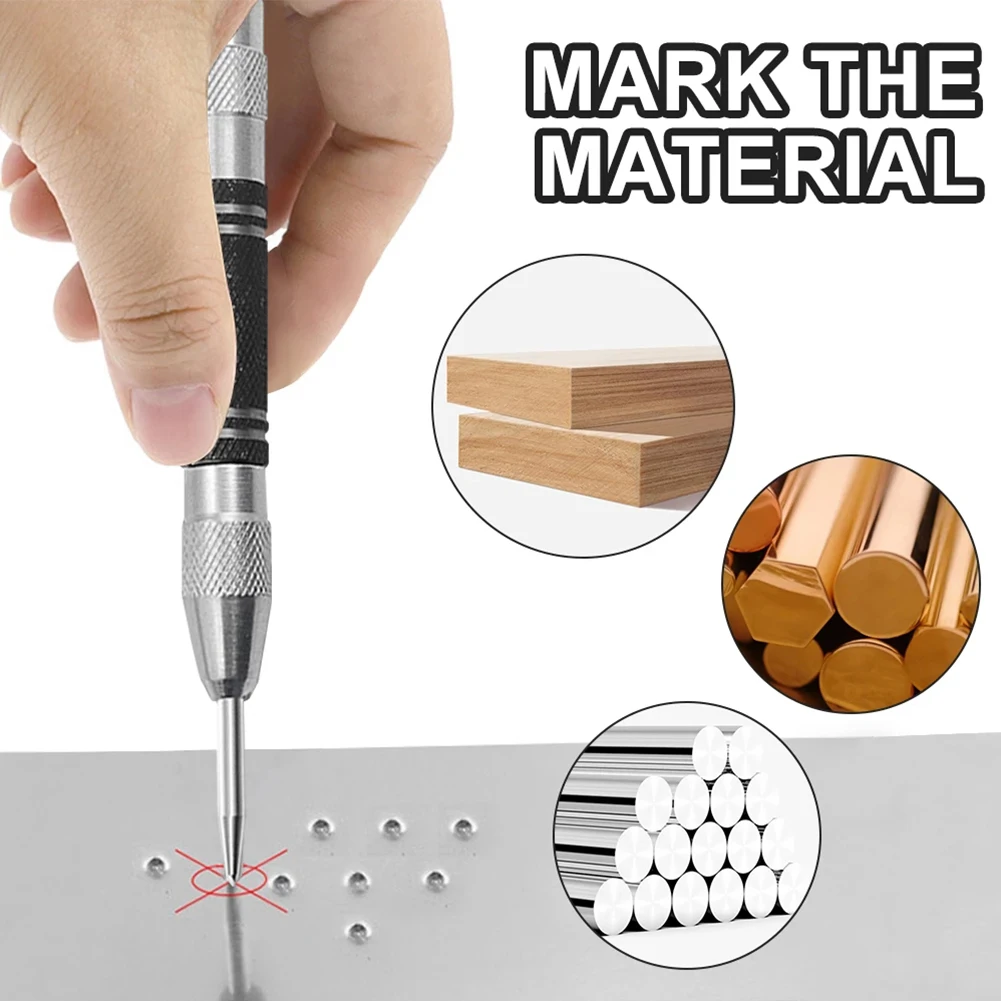 Automatic Centre Punch And 2pc Needles Adjustable Spring Loaded Metal Drill Tool Automatically Designed Professional Hand Tools
Automatic Centre Punch And 2pc Needles Adjustable Spring Loaded Metal Drill Tool Automatically Designed Professional Hand Tools
