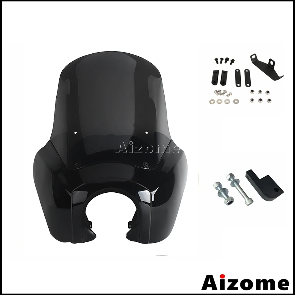 Обтекатель фар мотоцикла с внешним 15-дюймовым экраном лобового стекла и комплектом крепежных блоков для Harley Dyna Street Bob Super Glide
Обтекатель фар мотоцикла с внешним 15-дюймовым экраном лобового стекла и комплектом крепежных блоков для Harley Dyna Street Bob Super Glide