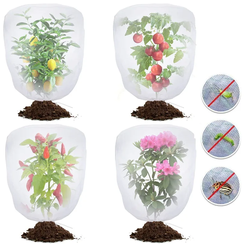 Garden Plant Cover Bag Large Plant Pest Barrier Net Mesh Pouch with Drawstring Reusable Fruit Protection Netting Cover Bags
Garden Plant Cover Bag Large Plant Pest Barrier Net Mesh Pouch with Drawstring Reusable Fruit Protection Netting Cover Bags