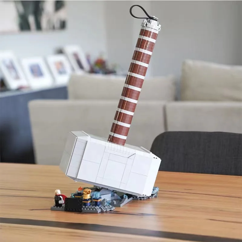 In Stock Thor Hammer Set 76209 Model Thunder Weapon Building Blocks Bricks Boy Birthday Christmas Gifts Kids Toys For Children
In Stock Thor Hammer Set 76209 Model Thunder Weapon Building Blocks Bricks Boy Birthday Christmas Gifts Kids Toys For Children