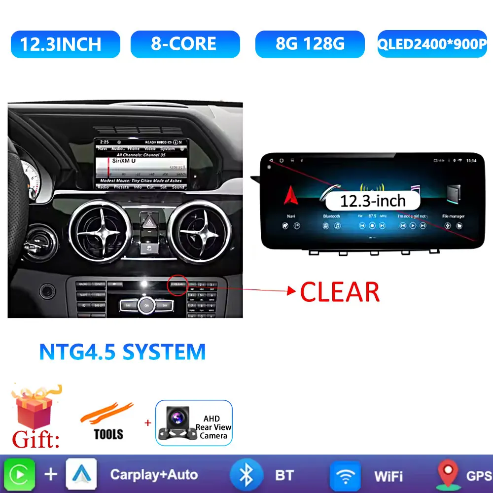 Автомагнитола Android 16 QLED с сенсорным экраном и Bluetooth для Mercedes Benz GLK X204 2013-2015, мультимедийный видеоплеер, 4G GPS навигация, автоинструменты
Автомагнитола Android 16 QLED с сенсорным экраном и Bluetooth для Mercedes Benz GLK X204 2013-2015, мультимедийный видеоплеер, 4G GPS навигация, автоинструменты
