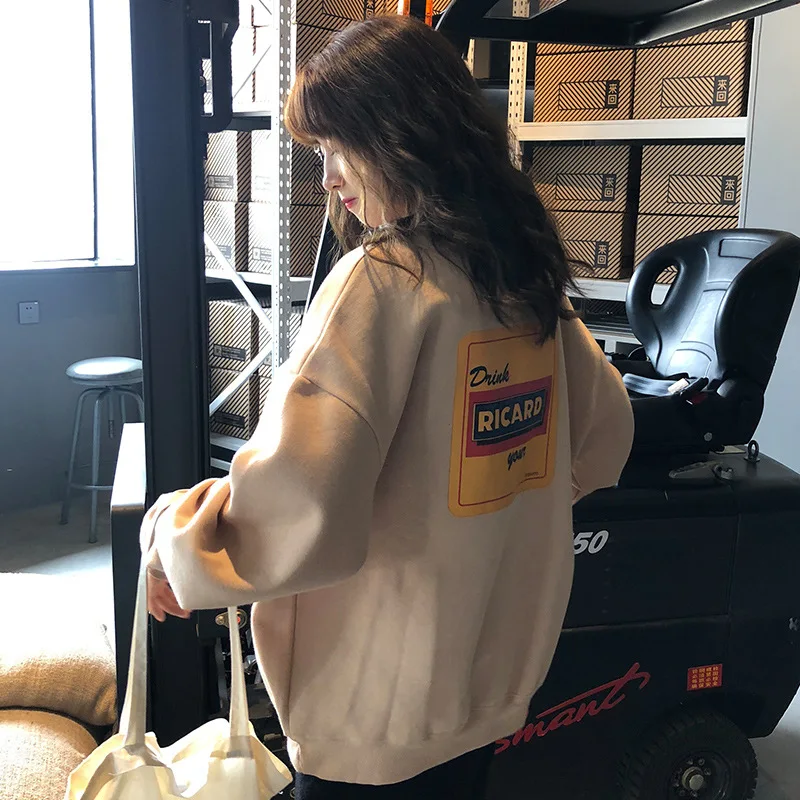 CGC 2022 Korean Fashion Women Pullover Sweatshirts Autumn Winter Plus Velvet Oversize Hoodies Casual Letter Printing Female Tops
CGC 2022 Korean Fashion Women Pullover Sweatshirts Autumn Winter Plus Velvet Oversize Hoodies Casual Letter Printing Female Tops