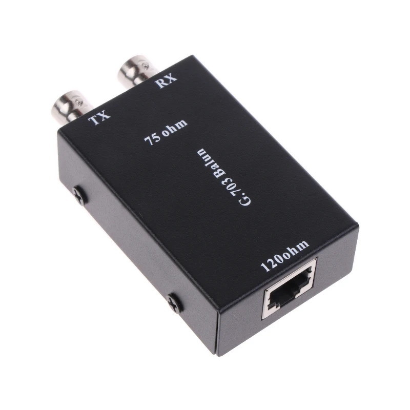 

BNC to RJ45 Transmitter 2.048Mbps G703 Coaxial Balance to Unbalance Converter, 75 ohm to 120 ohm impedance