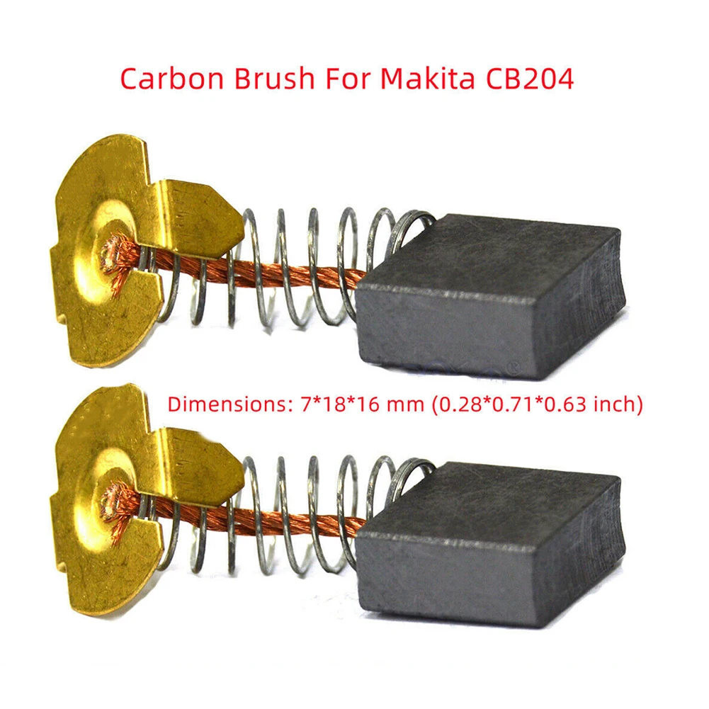 10 Pcs Carbon Brushes 7*18*16mm Replacement Parts For CB-204 Demolition Hammer Angle Grinder Accessories Power Tools
10 Pcs Carbon Brushes 7*18*16mm Replacement Parts For CB-204 Demolition Hammer Angle Grinder Accessories Power Tools