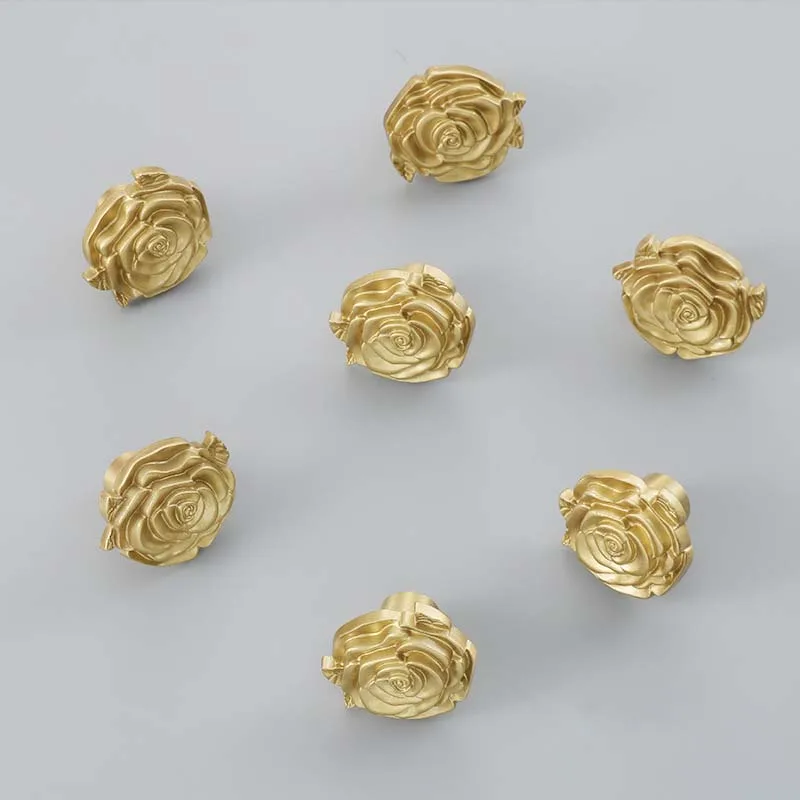 Розовая ручка с вытяжной головкой, из чистой меди, латуни, для шкафа, прикроватного столика, фурнитура, европейские аксессуары для мебели Konb 
Розовая ручка с вытяжной головкой, из чистой меди, латуни, для шкафа, прикроватного столика, фурнитура, европейские аксессуары для мебели Konb