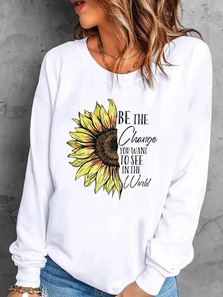 Женский свитшот с принтом подсолнуха, повседневный пуловер в стиле 90-х, с графическим принтом, осень-весна
Женский свитшот с принтом подсолнуха, повседневный пуловер в стиле 90-х, с графическим принтом, осень-весна