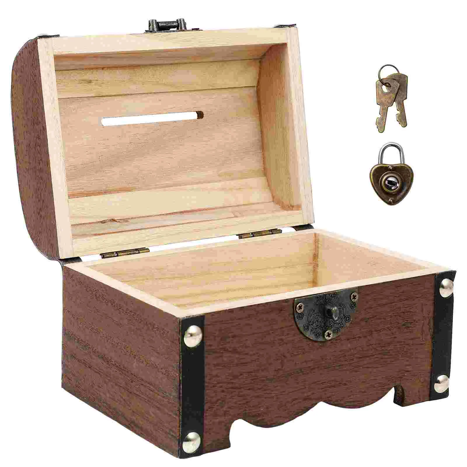 Vintage Treasure Storage Box Piggy Bank Organizer Saving Box Case with Lock for Home
Vintage Treasure Storage Box Piggy Bank Organizer Saving Box Case with Lock for Home