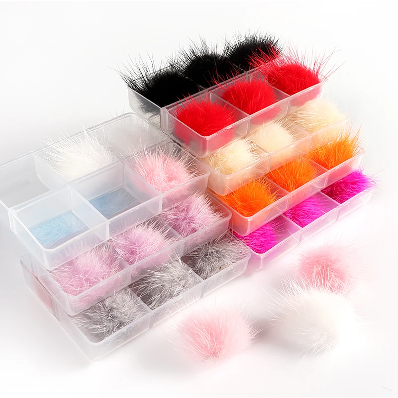 Soft Round Pompom Balls Fluffy Pom Pom DIY Accessories Handcraft Key Chains Nail Art Decor Detachable Magnetic Plush Hairballs
Soft Round Pompom Balls Fluffy Pom Pom DIY Accessories Handcraft Key Chains Nail Art Decor Detachable Magnetic Plush Hairballs