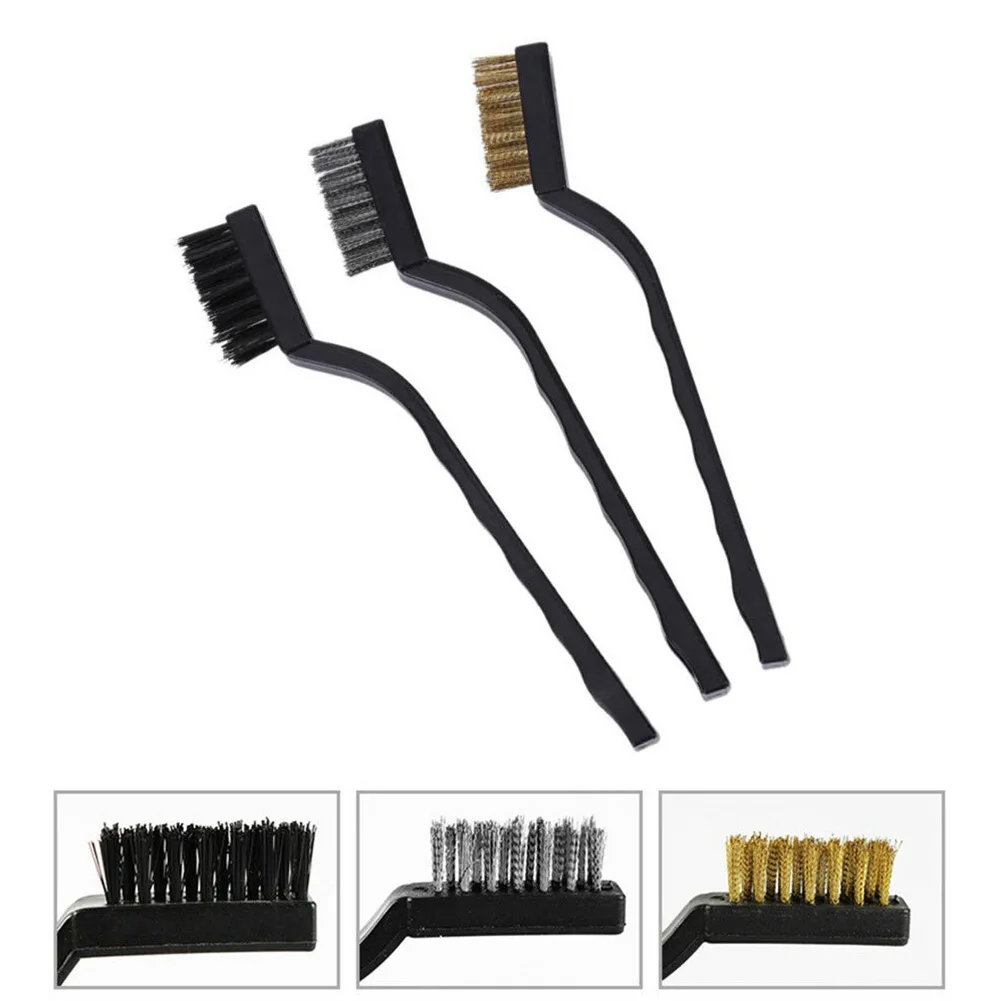 9pcs 7In Industrial Steel Wire Toothbrush Stainless Steel Copper Brush For Light Metal Spark PlugsBattery Cleaning Hand Tools
9pcs 7In Industrial Steel Wire Toothbrush Stainless Steel Copper Brush For Light Metal Spark PlugsBattery Cleaning Hand Tools