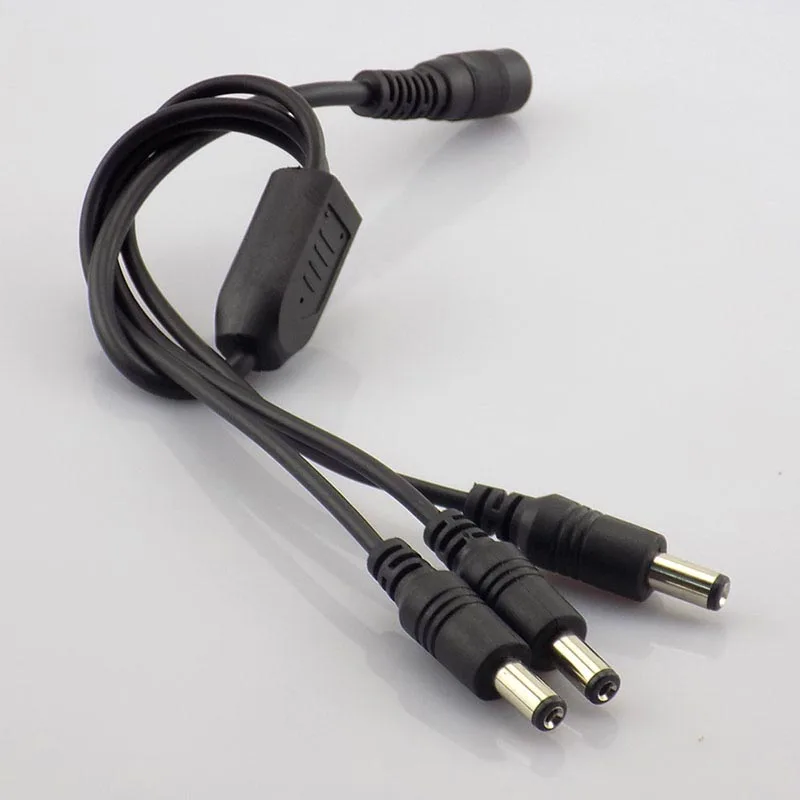 50pcs 2.1*5.5mm 1 Female to 3way Male Splitter Extension cord Cable for CCTV Camera Accessories DC Power Supply 12V Pigtail L19
50pcs 2.1*5.5mm 1 Female to 3way Male Splitter Extension cord Cable for CCTV Camera Accessories DC Power Supply 12V Pigtail L19