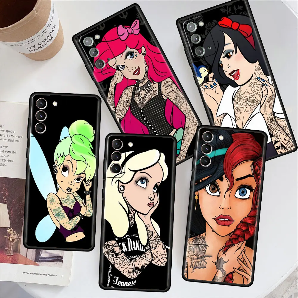 Tattoo Disney Princess Soft Phone Case For Samsung Galaxy S22 Ultra S20 FE S21 Plus S10 Lite S9 S8 S10e S7 Edge Silicone Cover
Tattoo Disney Princess Soft Phone Case For Samsung Galaxy S22 Ultra S20 FE S21 Plus S10 Lite S9 S8 S10e S7 Edge Silicone Cover
