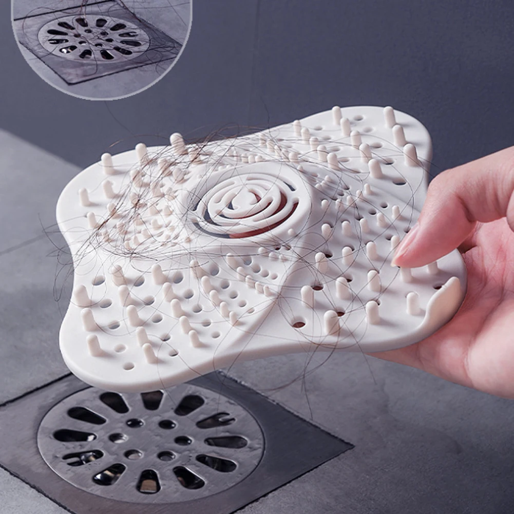 Floor Drain Covers Anti-blocking Hair Catcher Silicone Shower Sink Strainer Filter Hair Stopper for Kitchen Bathroom Accessories
Floor Drain Covers Anti-blocking Hair Catcher Silicone Shower Sink Strainer Filter Hair Stopper for Kitchen Bathroom Accessories